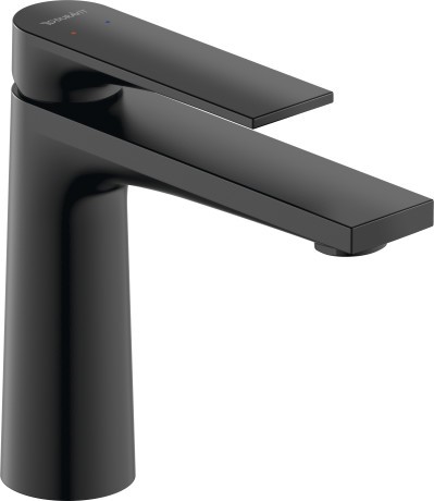 Baterie lavoar Duravit Tulum by Starck M  165mm  fara ventil  negru mat