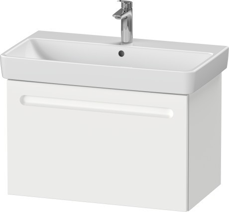Dulap baza Duravit No.1 cu un sertar  74x42.6cm  alb mat décor