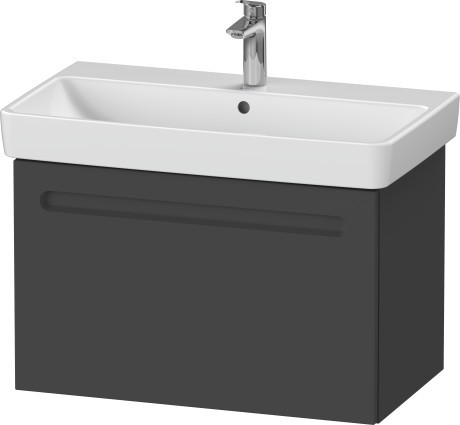 Dulap baza Duravit No.1 cu un sertar  74x42.6cm  grafit mat décor