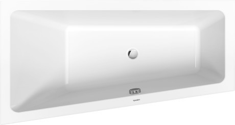 Cada asimetrica Duravit No.1  150x80cm  acril  orientare stanga  alb