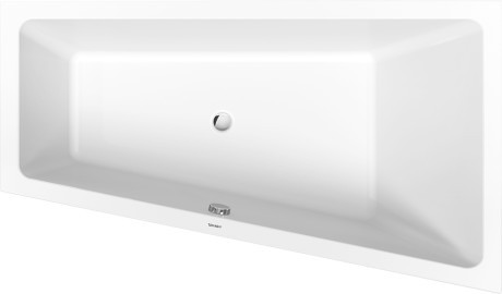 Cada asimetrica Duravit No.1  170x100cm  acril  orientare dreapta  alb