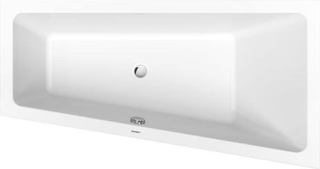 Cada asimetrica Duravit No.1  160x85cm  acril  orientare dreapta  alb