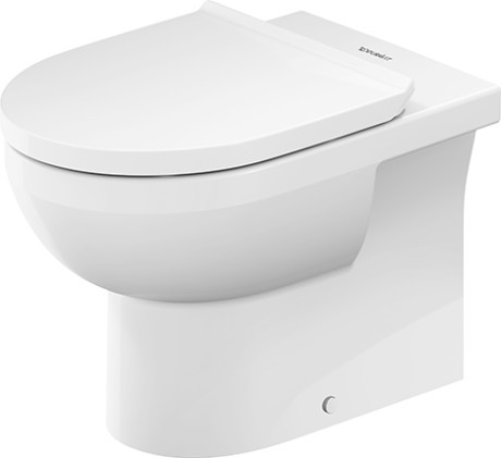 Vas wc Duravit No.1 Rimless back-to-wall  37x57mm  alb