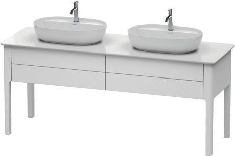 Dulap baza Duravit Luv cu doua sertare  1733x570mm  alb satinat mat lacuit