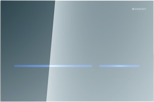 Clapeta actionare electronica Geberit Sigma80  sticla finisaj oglinda