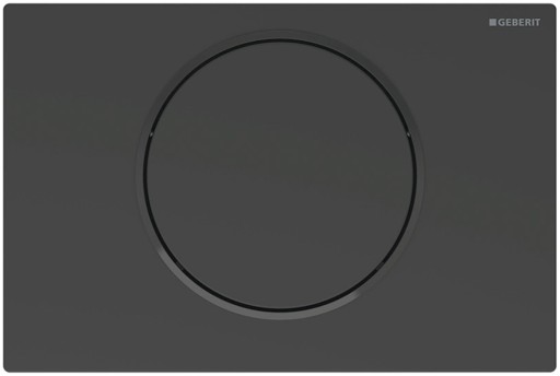 Clapeta actionare start/stop Geberit Sigma10 negru mat - detalii negru lucios