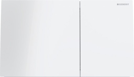 Clapeta actionare Geberit Sigma70  sticla alba