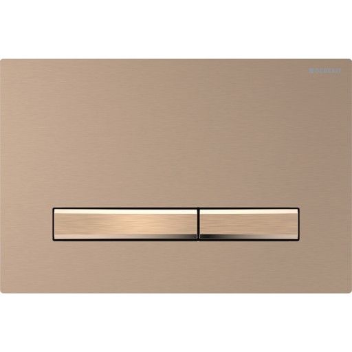 Clapeta actionare Geberit Sigma50 rosu auriu