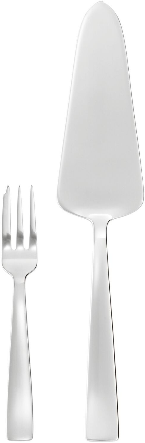 Set tacamuri desert Sambonet Gio Ponti  13 piese  inox placat cu argint