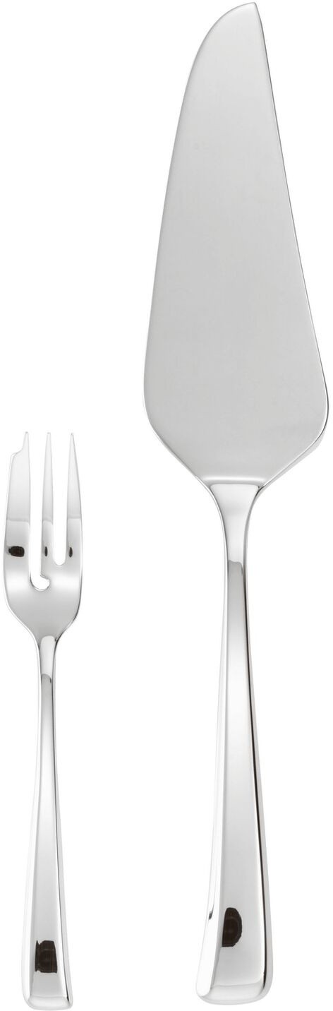 Set tacamuri desert Sambonet Imagine  13 piese  inox placat cu argint