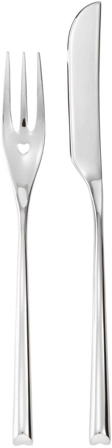 Set tacamuri peste Sambonet H-Art Solid Handle  24 piese  inox placat cu argint