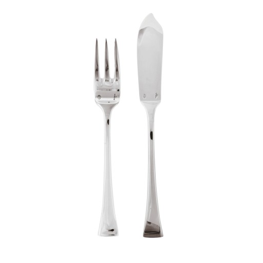 Set tacamuri peste Sambonet Trienanale  24 piese  inox placat cu argint