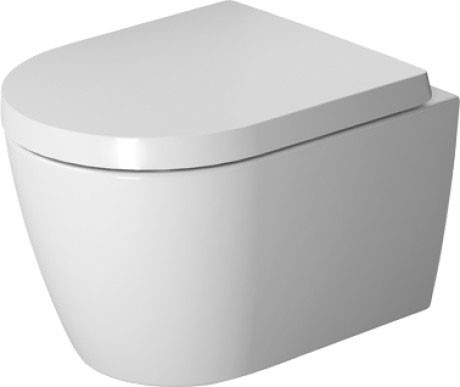 Vas WC suspendat Duravit Me by Starck Rimless Compact  48x37cm  HygieneGlaze  alb alpin