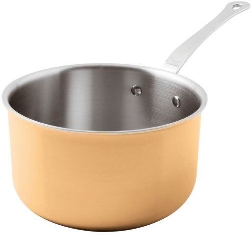 Cratita inalta cu coada Paderno seria 15600  16cm  h8cm  inductie  inox - cupru