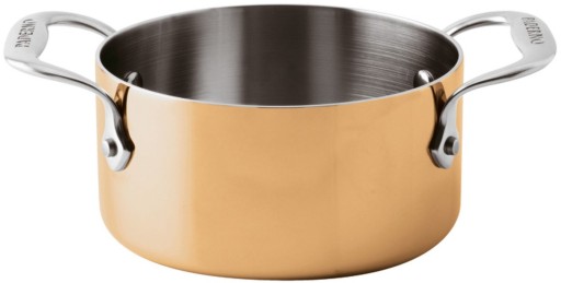 Oala Paderno seria 15600 mini  12cm  h6cm  inox - cupru