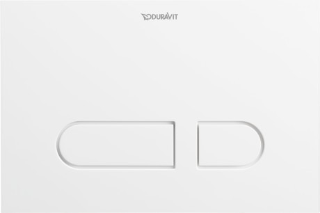 Clapeta cu dubla actionare Duravit DuraSystem A1  plastic  alb