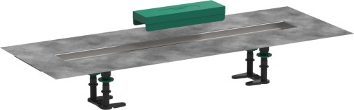 Set instalare rigola Hansgrohe 70cm  necesita corp incastrat Ubox si capac faiantabil