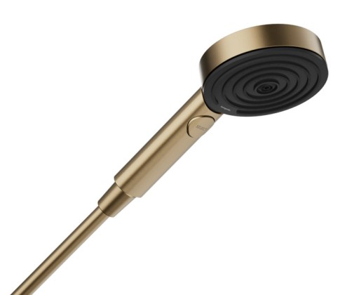 Para de dus Hansgrohe Pulsify Select S 105 Relaxation EcoSmart  cu 3 tipuri de jet  bronz periat