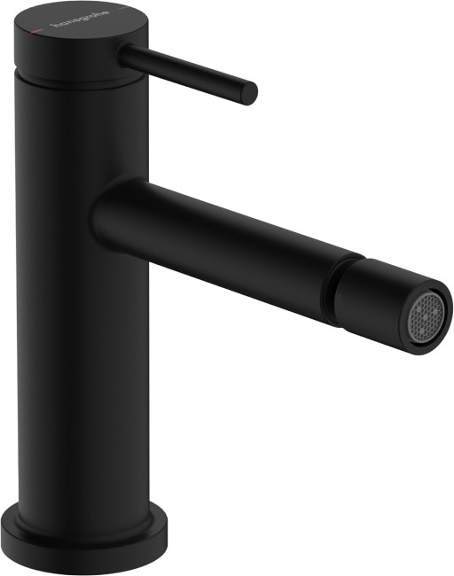 Baterie bideu Hansgrohe Tecturis S  ventil pop-up inclus  negru mat