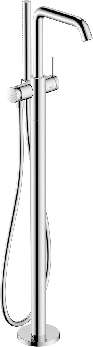 Baterie cada cu montaj pe pardoseala Hansgrohe Tecturis S  necesita corp ingropat  crom