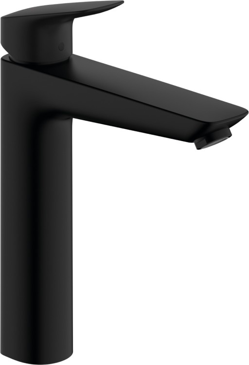 Baterie lavoar Hansgrohe Logis 190  ventil pop-up  pentru lavoare tip bol  negru mat