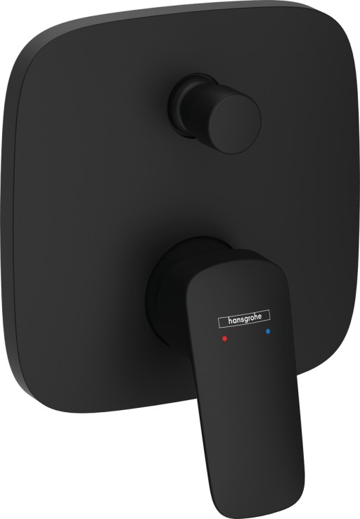 Baterie cada - dus Hansgrohe Logis montaj incastrat  necesita corp ingropat  negru mat