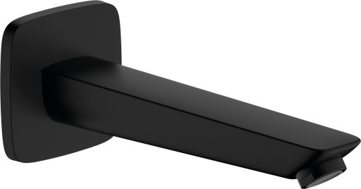 Pipa cada Hansgrohe Logis montaj incastrat  19.5cm  negru mat