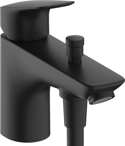 Baterie cu montaj pe cada Hansgrohe Logis  negru mat