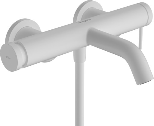Baterie cada Hansgrohe Tecturis S  alb mat