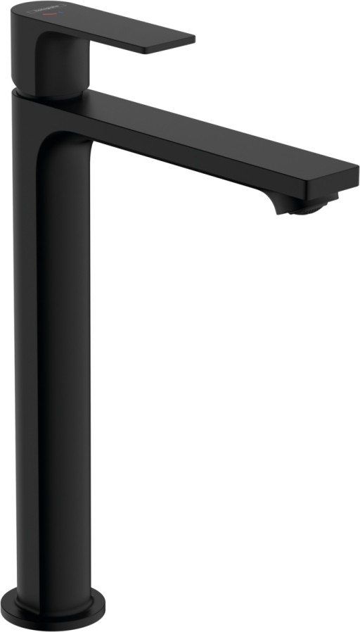 Baterie lavoar Hansgrohe Rebris E 240 CoolStart EcoSmart+  ventil pop-up  pentru lavoar tip bol  negru mat