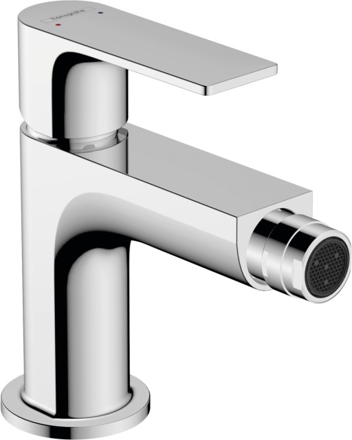 Baterie bideu Hansgrohe Rebris E EcoSmart  ventil metalic pop-up  crom