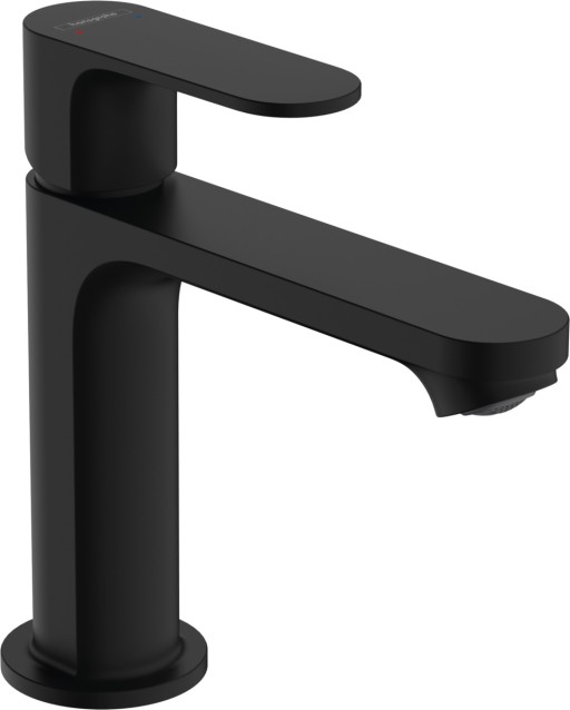 Baterie lavoar Hansgrohe Rebris S 110 Ecosmart  ventil pop-up  negru mat