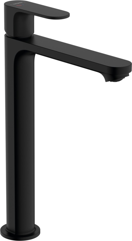 Baterie lavoar Hansgrohe Rebris S 240 CoolStart EcoSmart+  ventil pop-up  pentru lavoar tip bol  negru mat