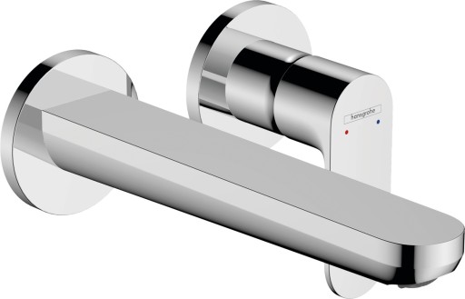 Baterie lavoar Hansgrohe Rebris S EcoSmart cu pipa 200mm  montaj incastrat  necesita corp ingropat crom