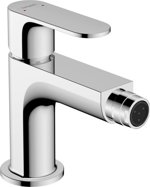 Baterie bideu Hansgrohe Rebris S EcoSmart  ventil metalic pop-up  crom