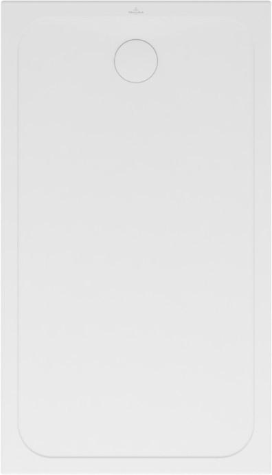 Cadita de dus rectangulara Villeroy & Boch LifeTime Plus  suprafata AntiSlip 120x90cm  alb Alpin