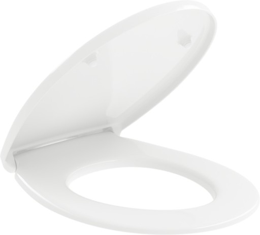 Capac wc Villeroy & Boch O.Novo cu inchidere lenta si QuickRelease  368x438mm  alb Alpin