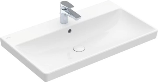 Lavoar Villeroy & Boch Avento 80x47 cu preaplin  montare pe mobilier  alb Alpin