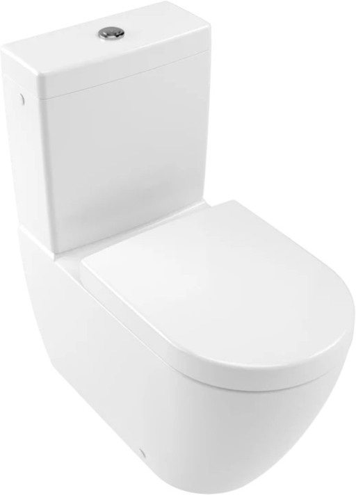 Vas WC Villeroy & Boch Subway 2.0 CeramicPlus DirectFlush  back-to-wall 71x37cm  Alb Aplin
