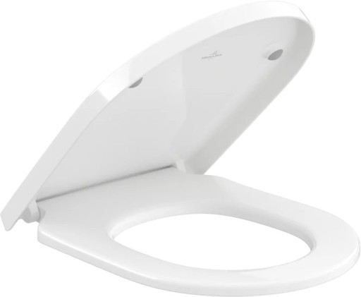 Capac WC Villeroy & Boch Subway 3.0 cu inchidere lenta si QuickRelease  374x438mm  alb Alpin