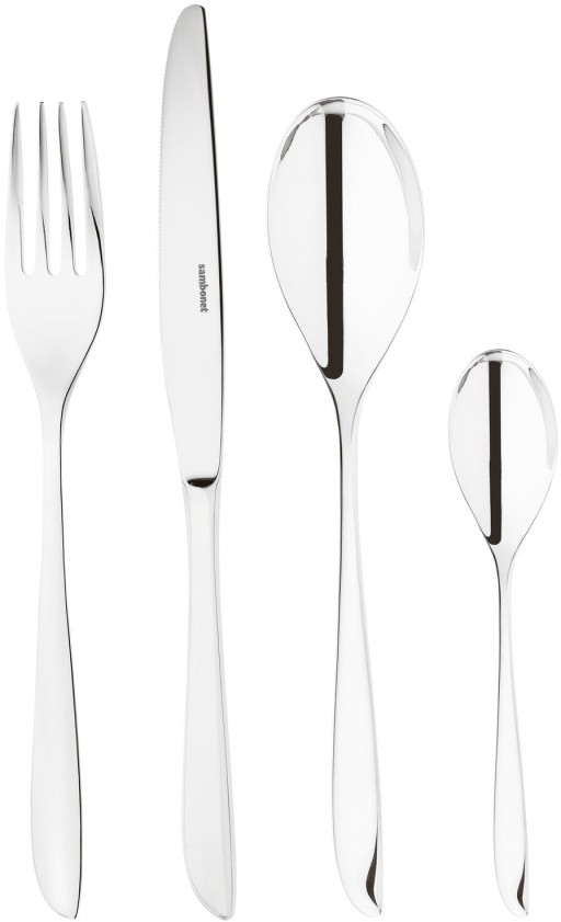 Set tacamuri Sambonet Leaf Solid Handle  24 piese  inox