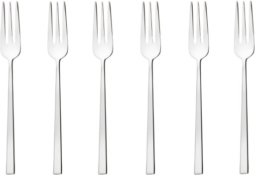 Set furculite desert Sambonet Rock  6 piese  inox