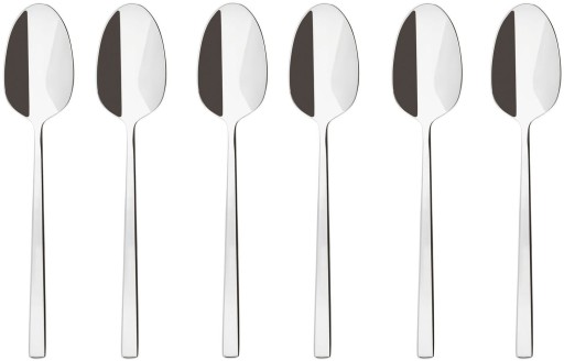 Set lingurite espresso Sambonet Rock  6 piese  inox