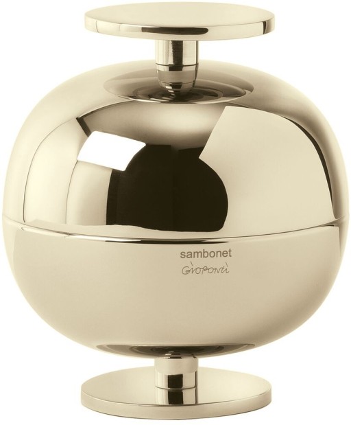Set 2 boluri decorative Sambonet Miniature  design Gio Ponti  d 11cm  sampanie