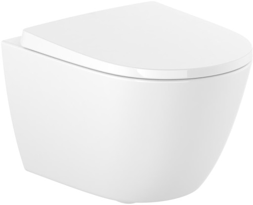 Vas WC suspendat Roca Ona Compact Rimless 48x36cm  alb