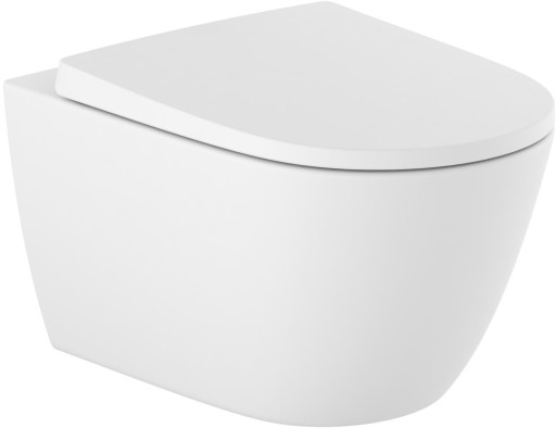 Vas WC suspendat Roca Ona Rimless 53x36cm  alb mat