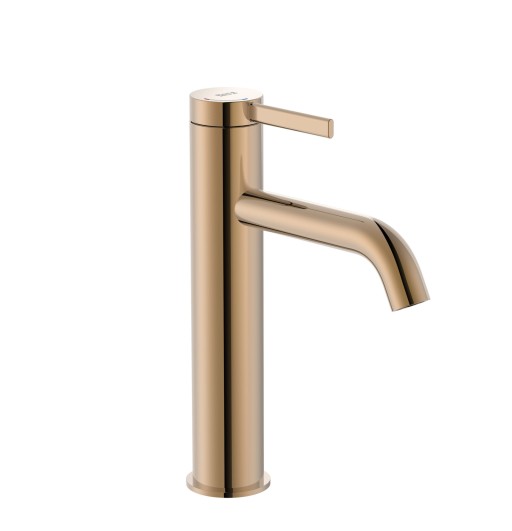 Baterie lavoar Roca Ona M Cold Start  ventil click-clack  rose gold