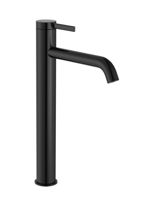 Baterie lavoar Roca Ona L Cold Start pentru lavoare tip bol  ventil click-clack  titanium black