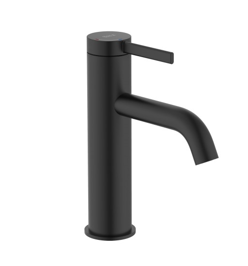 Baterie lavoar Roca Ona Cold Start  ventil click-clack  negru mat