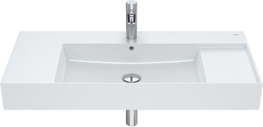 Lavoar Roca Inspira Square 1000x490mm  montare pe mobilier  perla